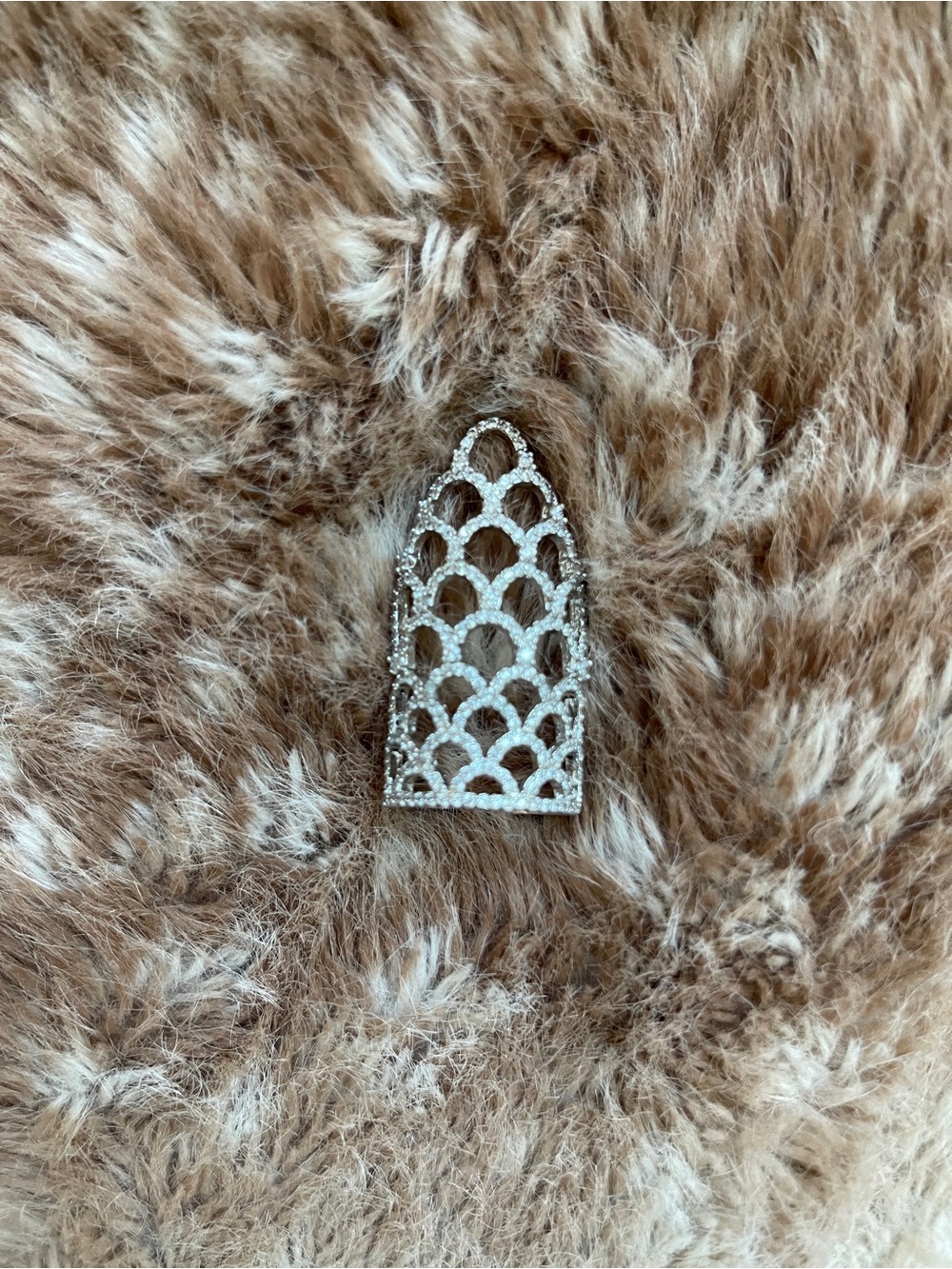 Silver Openwork Filigree Women's Ring
